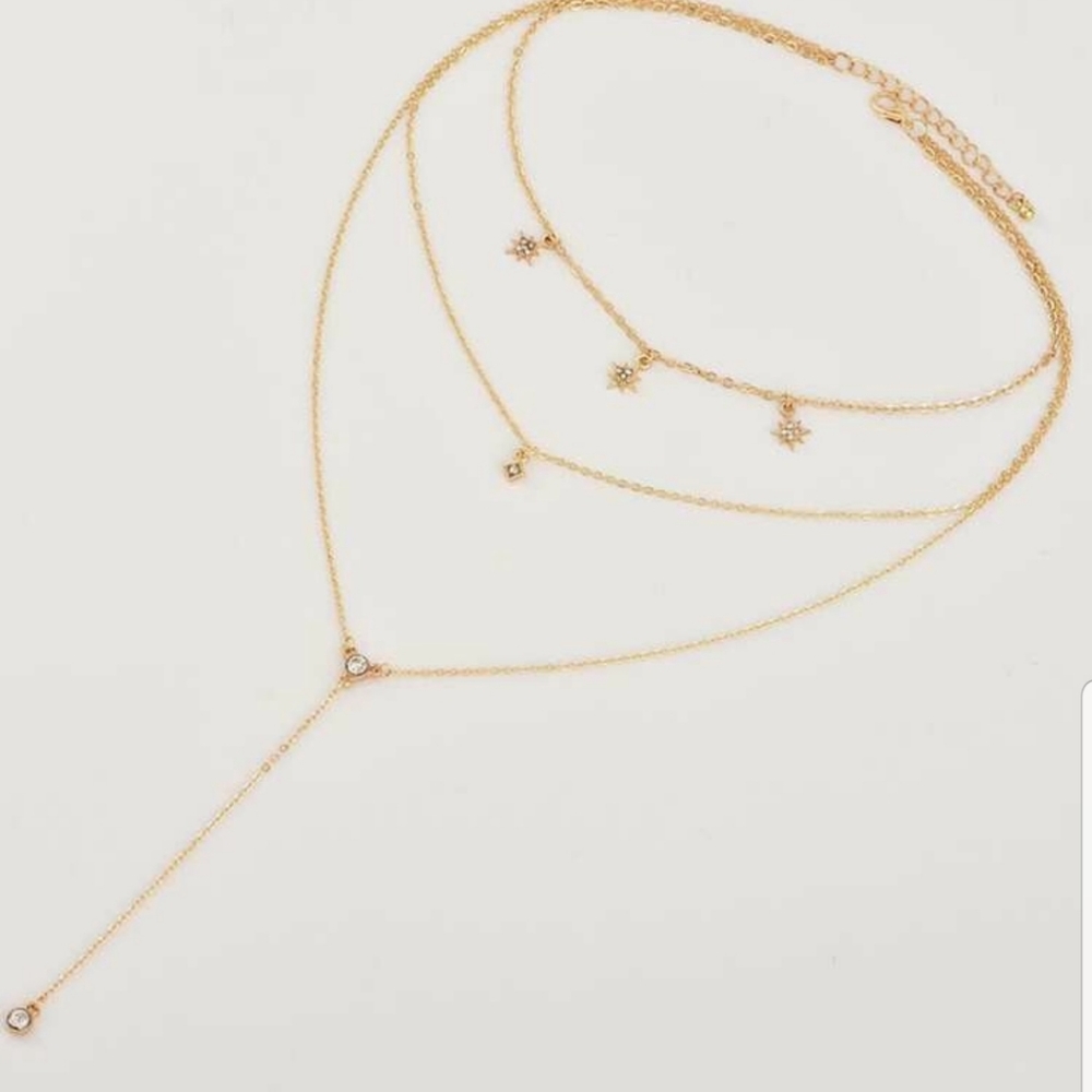 ☆Diana☆ Layered Gold Necklace - Picture 5 of 5